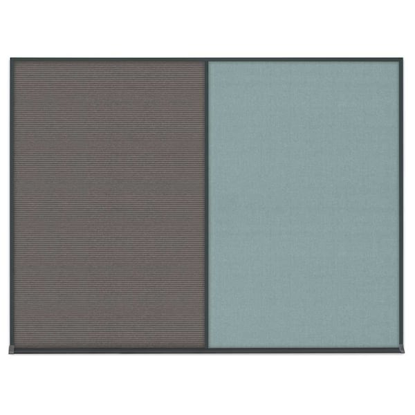 Double Door Radius Corkboard, 42"X32", B
